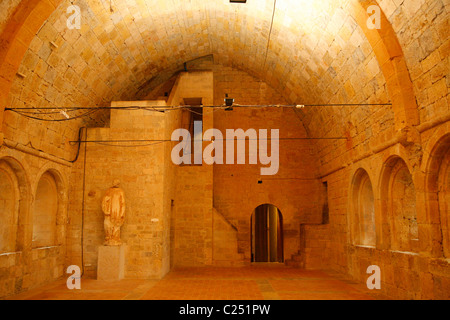 Das Wohnheim in Abbaye du Thoronet, Var, Provence, Frankreich. Stockfoto