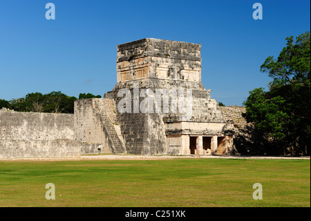 Tempel der Jaguare in Chichen Itza Yucatan, Mexiko Stockfoto