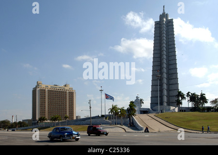 Plaza De La Revolution Havanna Kuba Stockfoto