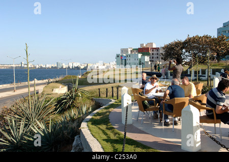 Blick entlang der Malecon Havanna-Kuba Stockfoto