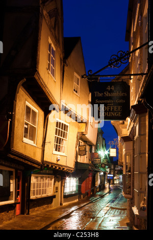 Das Chaos in der Dämmerung, in York City, East Yorkshire Stockfoto