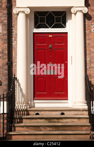 Georgische Tür auf Canning Straße / Kreuzung Hope Street, Liverpool Stockfoto