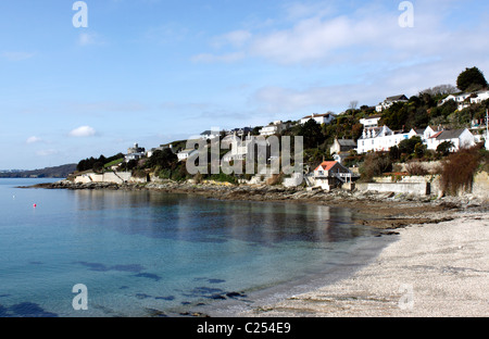 DER Küste CORNWALLS AT St MAWES. CORNWALL UK. Stockfoto