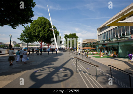 Außerhalb der Festhalle im South Bank Centre Stockfoto