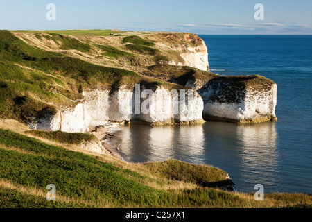 Selwicks Bay gesehen von der Küstenweg, Flamborough, East Yorkshire Stockfoto