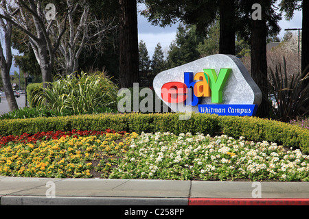 EBAY WHITMAN CAMPUS Zeichen & LOGO-SILICON-VALLEY-TECH-Unternehmen 31. März 2011 Stockfoto