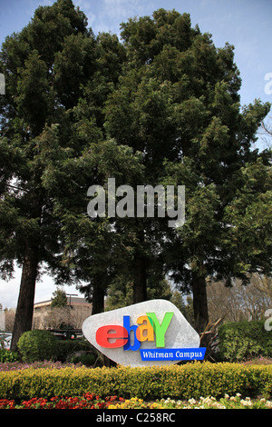 EBAY WHITMAN CAMPUS Zeichen & LOGO-SILICON-VALLEY-TECH-Unternehmen 31. März 2011 Stockfoto