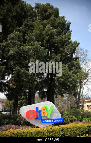 EBAY WHITMAN CAMPUS Zeichen & LOGO-SILICON-VALLEY-TECH-Unternehmen 31. März 2011 Stockfoto