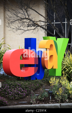 EBAY WHITMAN CAMPUS Zeichen & LOGO-SILICON-VALLEY-TECH-Unternehmen 31. März 2011 Stockfoto