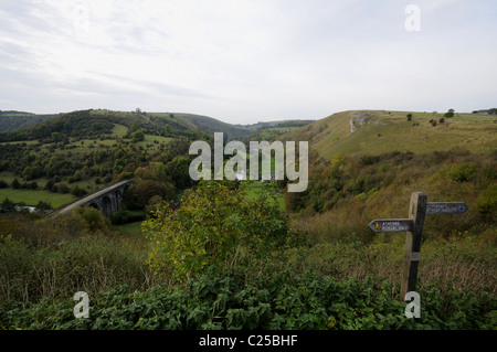 Monsal Dale - Peak District Stockfoto