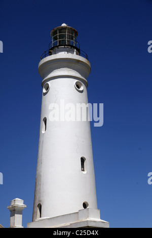 WEIßES CAPE ST FRANCIS Leuchtturm CAPE ST. FRANCIS EASTERN CAPE Südafrika 26. Januar 2011 Stockfoto