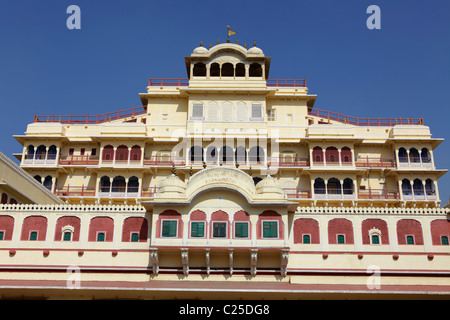 Chandra Mahal Palace in Jaipur, Indien Stockfoto