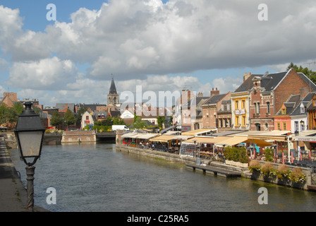 Picardie/Somme/Amiens: Saint-Leu Viertel Stockfoto