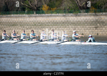 Xchanging Oxford & Universitäten Cambridge Boat Race 2011 Stockfoto