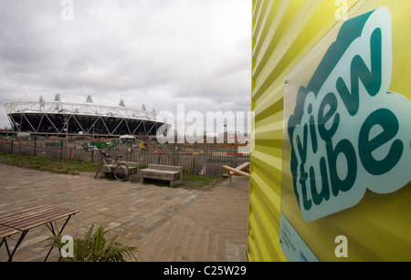 Die Ansicht-Röhre ist ein Sozialunternehmen und Gemeinschaft Veranstaltungsort befindet sich auf der Greenway neben dem Olympischen Park. Stockfoto