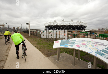 Die Ansicht-Röhre ist ein Sozialunternehmen und Gemeinschaft Veranstaltungsort befindet sich auf der Greenway neben dem Olympischen Park. Stockfoto