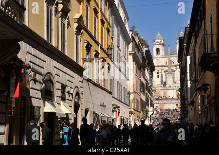 Italien, Rom, Via dei Condotti Stockfoto