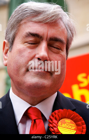 Iain Gray Kampagnen für schottische Labour. Stockfoto