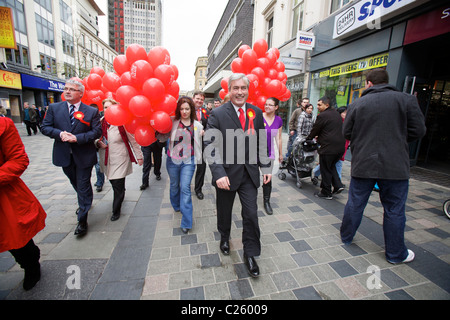 Iain Gray Kampagnen für schottische Labour. Stockfoto