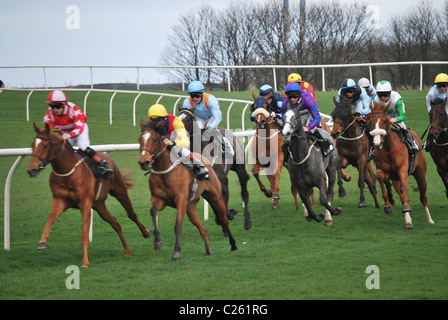 Musselburgh Rennen Stockfoto