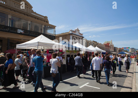 Rundle Mall Street Market, Rundle Street, Adelaide, Südaustralien Stockfoto