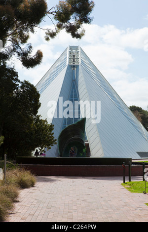 Massive Gewächshaus in Adelaide Botanic Gardens, South Australia Stockfoto