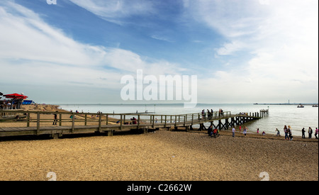 Jubiläum Strand in Southend on Sea. Stockfoto