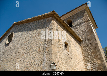 Das Dorf mit der Real Cartuja (Chartherhouse) de Jesus de Nazaret. Valldemossa. Mallorca. Balearischen Inseln. Spanien. Stockfoto