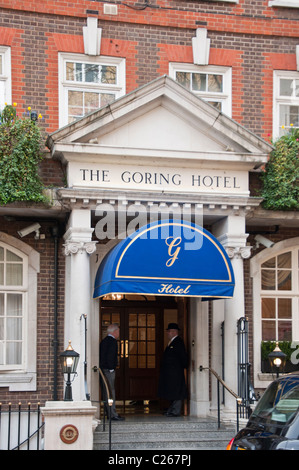 Das Goring Hotel in Beeston Place, Belgravia, London, England. Stockfoto