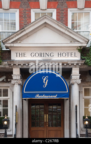 Das Goring Hotel in Beeston Place, Belgravia, London, England. Stockfoto