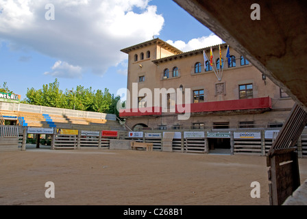 Bull-Ring in Cardona. Provinz Barcelona. Spanien Stockfoto