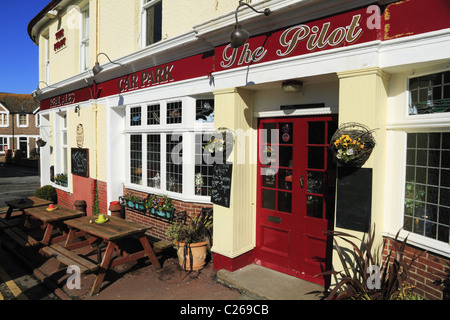 Th-Pilot Wirtshaus im Bereich Meads von Eastbourne, East Sussex, England. Stockfoto
