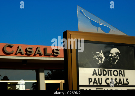 Auditorium Pablo Casals. Provinz Tarragona. Katalonien. Spanien Stockfoto