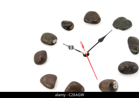 steinerne Zifferblatt, Konzept der Zeit Stockfoto