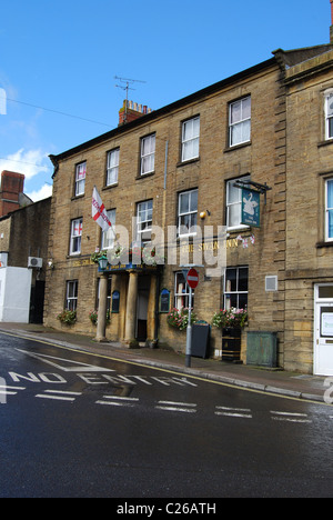 Swan Inn Crewkerne Anzahl 2954 Stockfoto