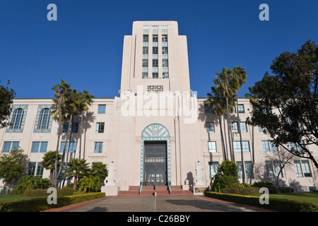 Die Altstadt von San Diego und Verwaltungsgebäude County. Stockfoto