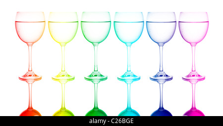 Trinken Sie Gläser Stockfoto