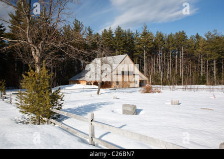 Die Russell-Colbath historischen Gehöft, das Passaconaway Siedlung in Albany, New Hampshire USA gehörte. Stockfoto