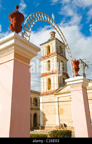 San Juan Bautista oder Bürgermeister Gemeindekirche, Remedios, Provinz Santa Clara, Kuba Stockfoto