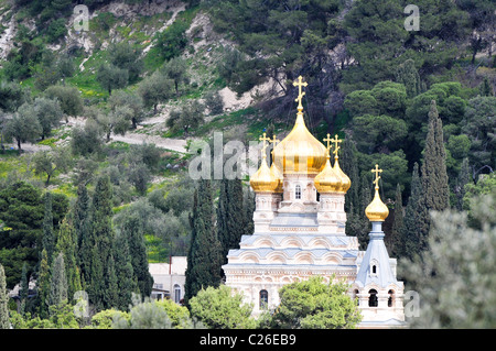 Die russische orthodoxe Kirche der Hl. Maria Magdalena Stockfoto