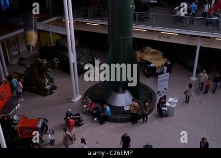 Anzeige im Imperial War Museum Lambeth Road, Lambeth SE1 Stockfoto