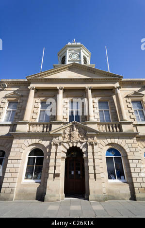 Kelso, Scottish Borders, UK - Regency Townhouse (Rathaus) und Standesamt Stockfoto