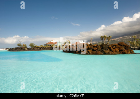 Lago Martianez, Puerto De La Cruz, Teneriffa, Kanarische Inseln Stockfoto