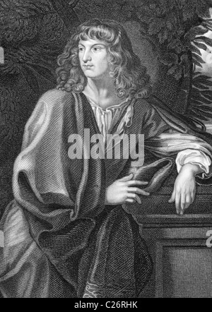 Robert Spencer, 2. Earl of Sunderland KG, PC (1641-1702) Gravur aus dem Jahre 1838. Englischer Staatsmann und Edelmann. Stockfoto