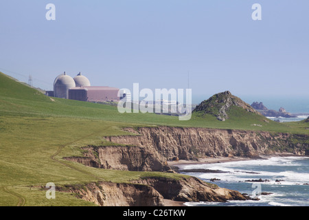 Kernkraftwerk Diablo Canyon (Kernkraftwerk Diablo Canyon) - Zentralkalifornien, USA Stockfoto