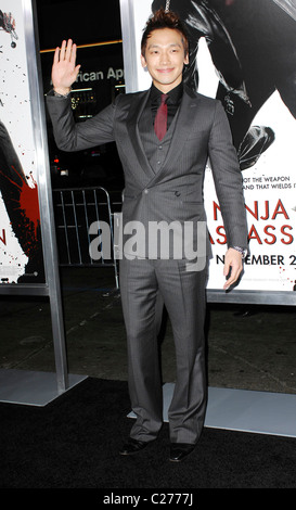 Regen-Raizo die Premiere von "Ninja Assassin" abgehaltenen Graumans Chinese Theatre Los Angeles, Kalifornien, USA - 19.11.09: .com Stockfoto