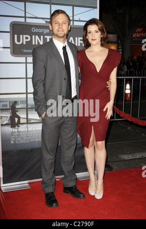 Melanie Lynskey und Ehemann Jimmi Simpson The LA Premiere von "Up In The Air" im Mann Village Theater - Ankünfte Westwood Stockfoto