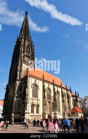 St. Lamberti Kirche in Münster Stockfoto