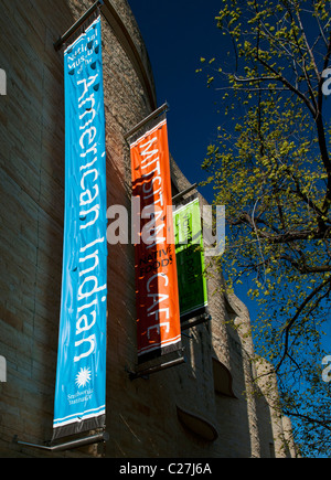 Das Smithsonian National Museum of The American Indian in Washington, D.C. Stockfoto