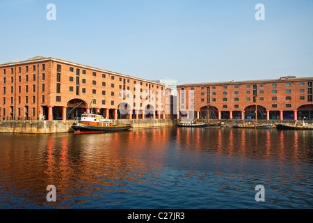 Das Albert dock in Liverpool Merseyside UK Stockfoto